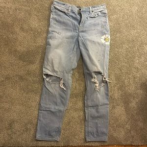 Express Girlfriend Jeans, Size 2
